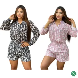 Dior Women shirt short set #B62783