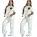 Luxury Louis Vuitton Inspired Monogram Tracksuit Set - Women's Comfortable & Stylish Sportswear Ensemble with Iconic LV Pocket #B54106