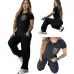 Luxury Louis Vuitton Inspired Monogram Tracksuit Set - Women's Comfortable & Stylish Sportswear Ensemble with Iconic LV Pocket #B54106