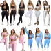 Sale ALO Yoga Inspired Contour Trim Tank Top & High-Waisted Leggings Set - Women's Sculpting Activewear Ensemble for Fitness   Style  #B54109