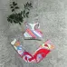 Vibrant Gucci Inspired Abstract Print Sports Bra & Leggings Set - Women's High-Fashion Activewear Ensemble for Bold Style #B54108
