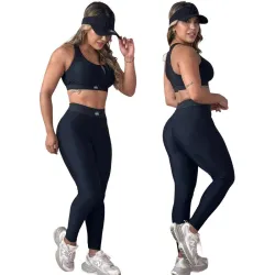 new fashion alo yoga sports vest pants running fitness waist-tightening women's clothing two-piece set #B47683