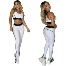 new fashion alo yoga sports vest pants running fitness waist-tightening women's clothing two-piece set #B47684