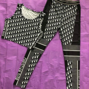 Dior Yoga Tie Dye High Waist Skinny Gym Leggings #99915649