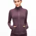 2021 autumn and winter models nylon stretch zipper running long-sleeved yoga sports jacket women #99910210