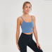 merillat halter sexy sports bra with chest pads gather and stereotype fitness camisole #99910190